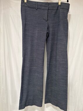 LOFT Navy Wide-Leg Trousers